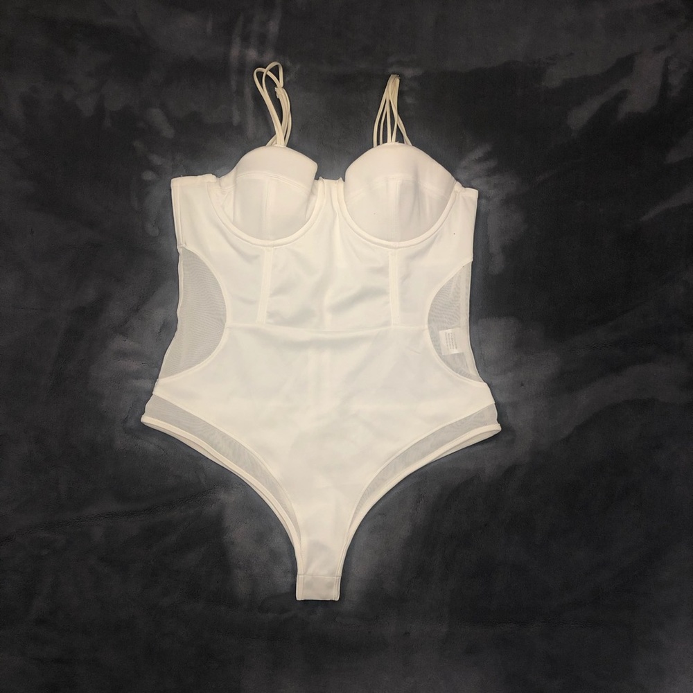 Bodysuit mesh cutouts